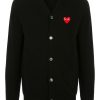 Mann Comme Des Garçons | Strickjacke Mit Aufgesticktem Logo Von Comme Des Garcons Farfetch