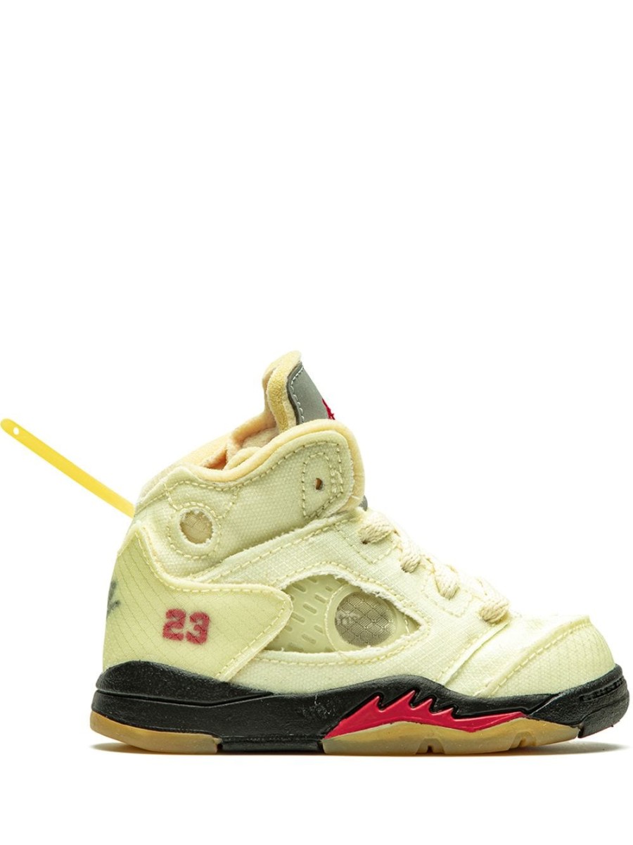 Kinder Jordan Kids | Jordan Kids X Off-White Air Jordan 5 Retro Sp „Sail" Sneakers Farfetch