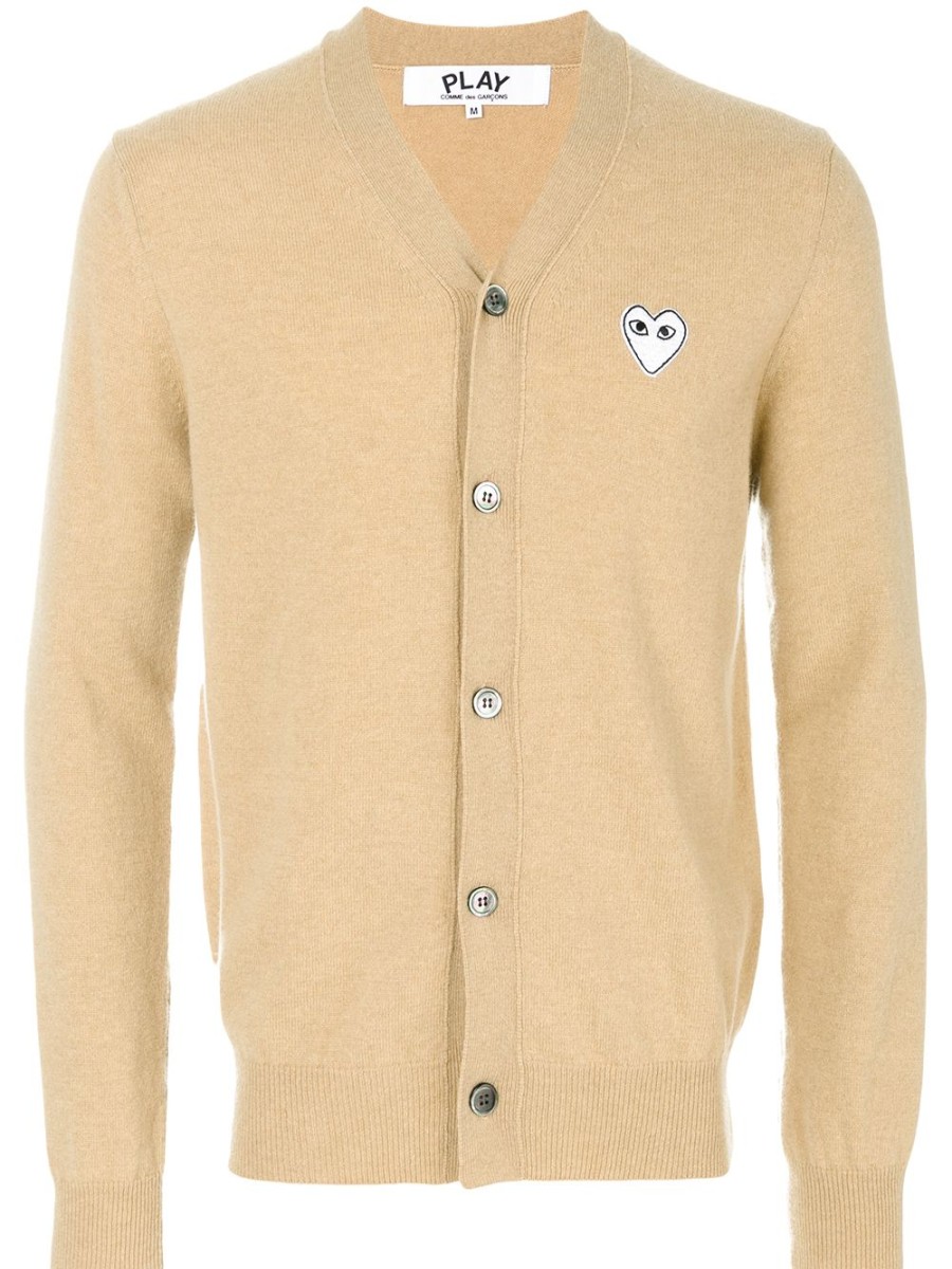 Mann Comme Des Garçons Play | Comme Des Garcons Play Cardigan Mit V-Ausschnitt Farfetch