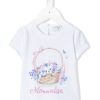 Kinder Monnalisa | Monnalisa T-Shirt Mit Haschen-Print Farfetch