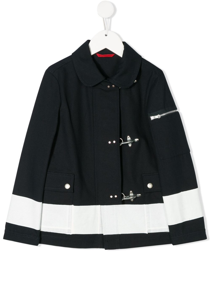 Kinder Fay Kids | Fay Kids Bold Stripe Coat - Farfetch