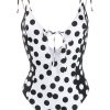 Frau Sian Swimwear | Sian Bademode Lucia Polka Dot Badeanzug Farfetch