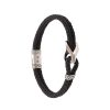 Mann John Hardy | John Hardy Klassisches Silbernes Kettenarmband Aus Gewebtem Leder Mit Station Farfetch