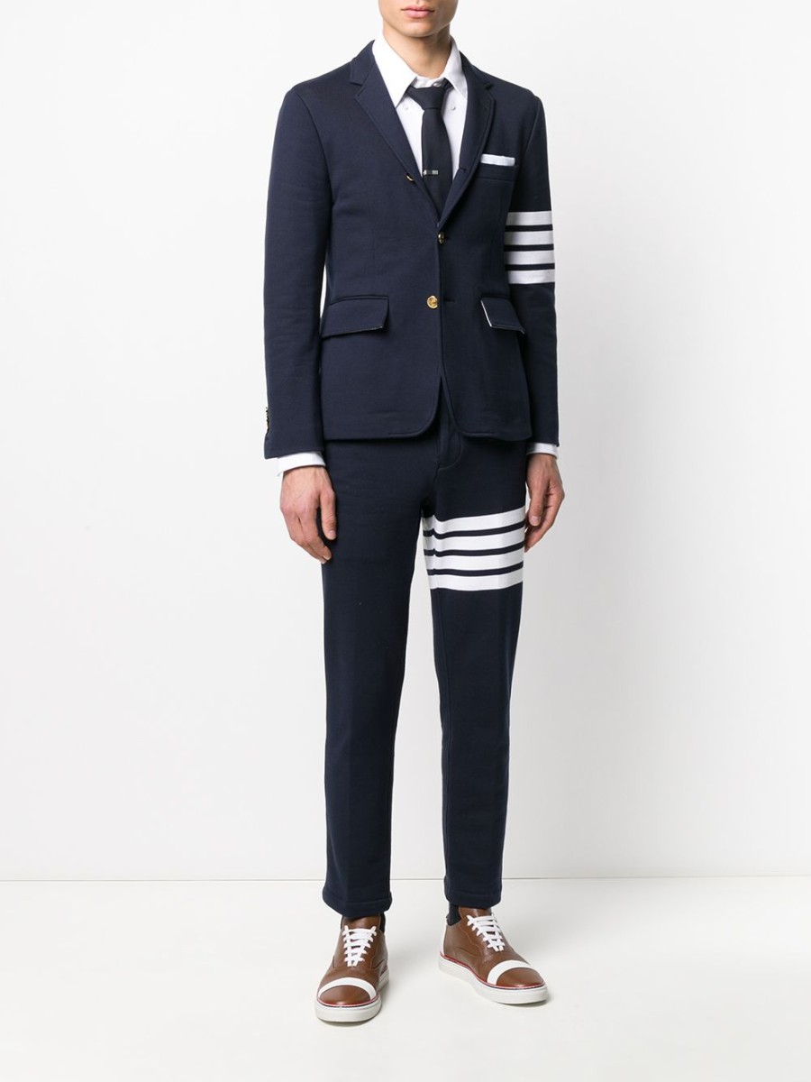 Mann Thom Browne | Thom Browne 4-Bar Loopback Sport Blazer Farfetch