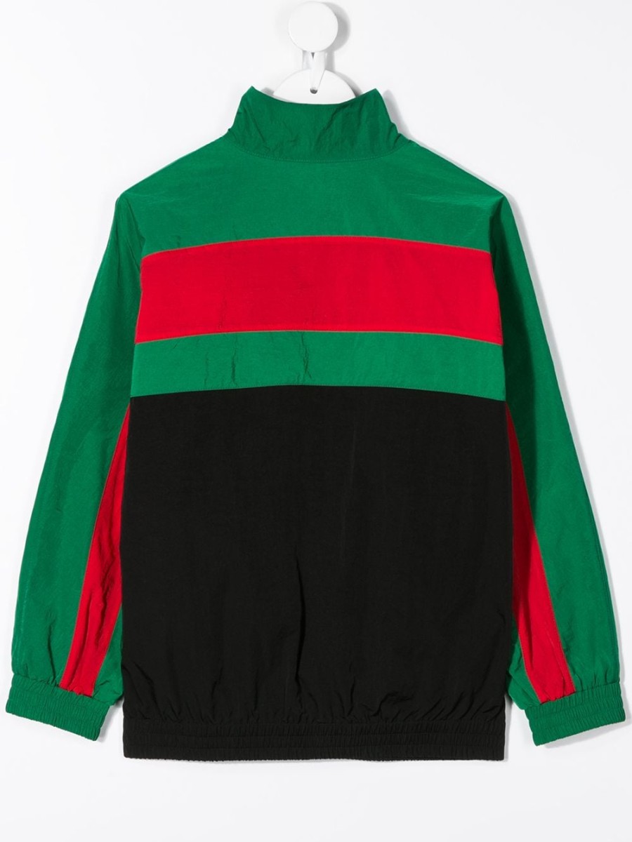 Kinder Gucci Kids | Gucci Kids Web Funnel Neck Jacke Farfetch