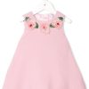 Kinder Dolce & Gabbana Kids | Dolce & Gabbana Kinderkleid Mit Blumenapplikationen Farfetch