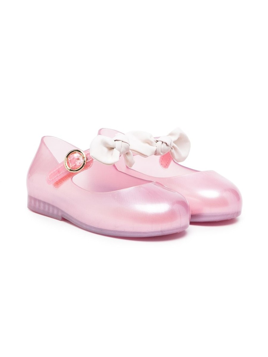 Kinder Mini Melissa | Mini Melissa Sweet Love Ballerinas Mit Prinzessinnenschleife Farfetch