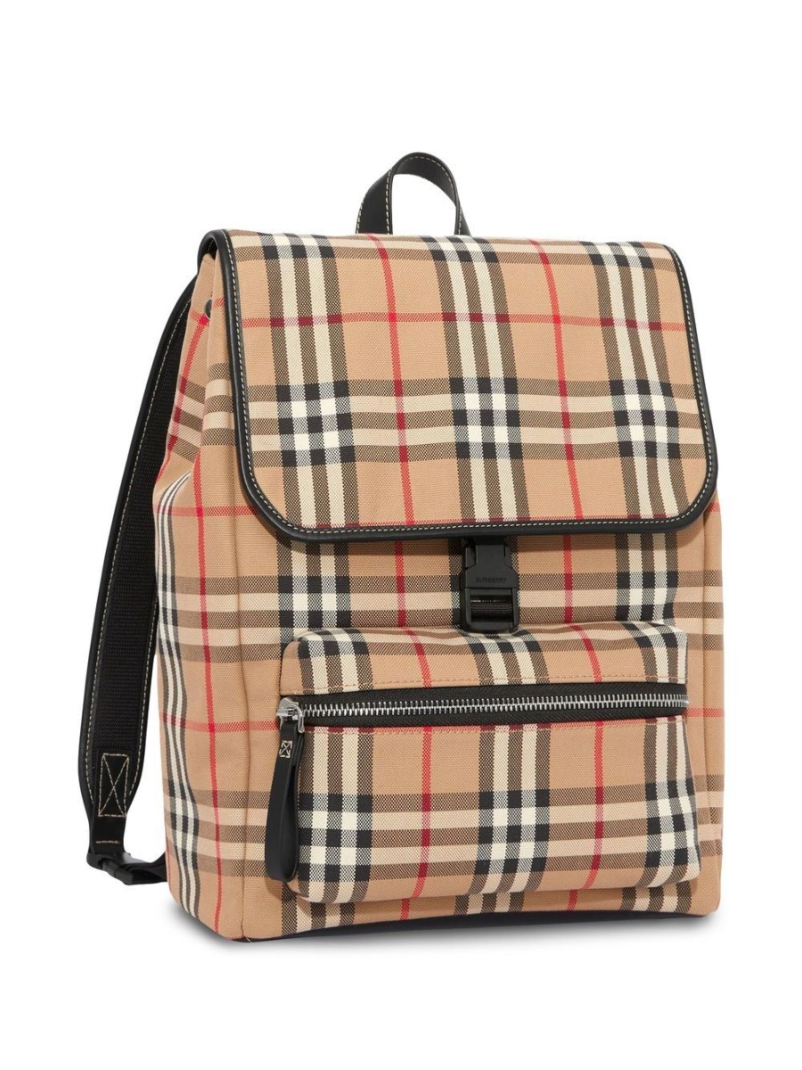 Kinder Burberry Kids | Burberry Kinder-Rucksack Mit Karomuster Und Reisverschluss Farfetch