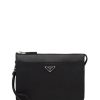 Mann Prada | Prada-Clutch Mit Logo Farfetch