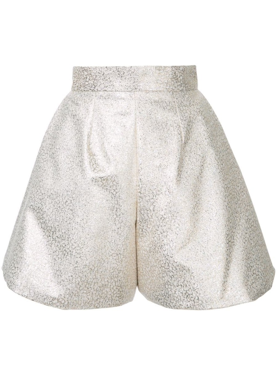 Frau Bambah | Bambah Glitzer-Plissee-Culottes Farfetch