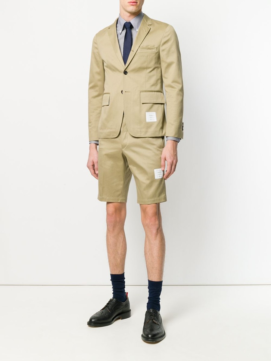 Mann Thom Browne | Thom Browne Unconstructed Chino-Shorts Aus Baumwolltwill Farfetch