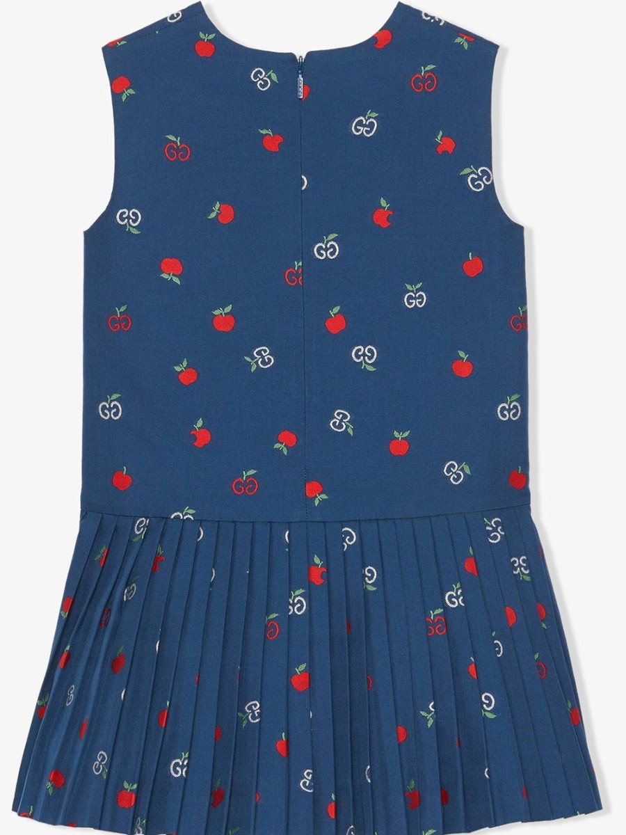 Kinder Gucci Kids | Gucci Kids Gg Apple Armelloses Kleid - Farfetch