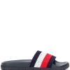 Mann Tommy Hilfiger | Tommy Hilfiger Gestreifte, Gewebte Pantoletten Farfetch