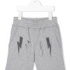 Kinder Neil Barrett Kids | Neil Barrett Kinder-Joggingshorts Mit Bolt-Print Farfetch