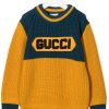 Kinder Gucci Kids | Gucci Kids Gucci Patch Rundhalspullover - Farfetch