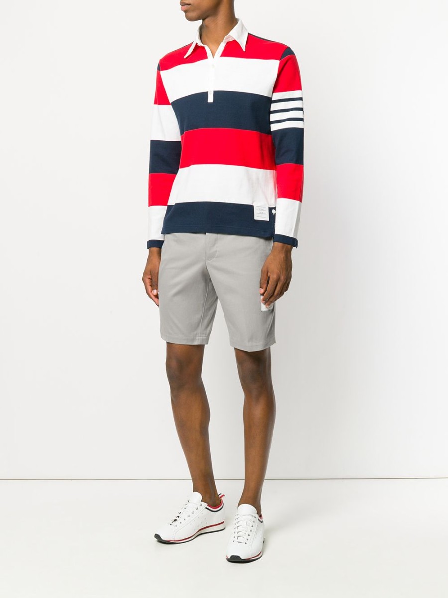 Mann Thom Browne | Thom Browne Unconstructed Cotton Chino Short Farfetch