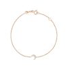 Frau Kismet By Milka | Kismet By Milka 14 Karat Rosegold-Halbmond-Diamant-Armband Farfetch