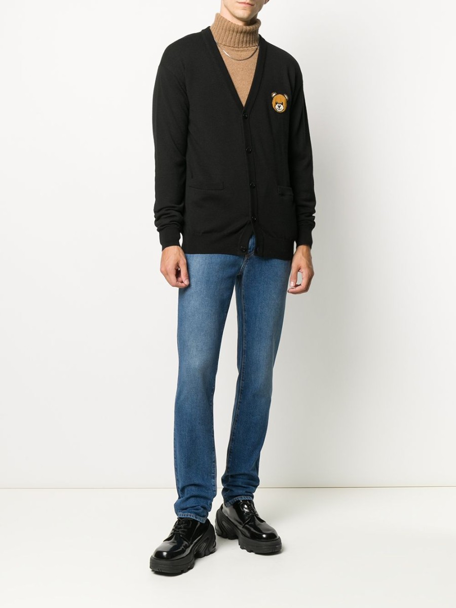 Mann Moschino | Moschino Teddybar-Cardigan Mit V-Ausschnitt Farfetch