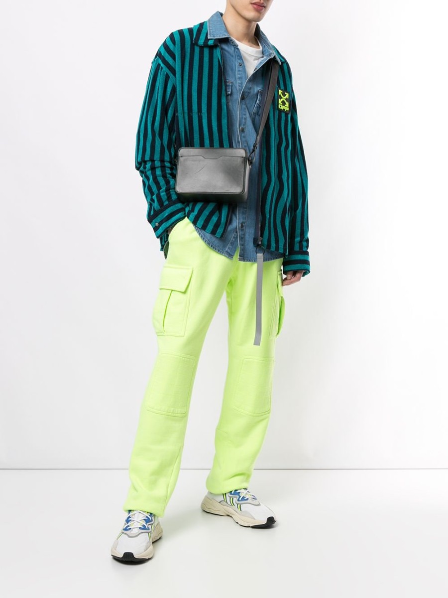 Mann Off-White | Cremefarbene, Elastische Trainingshose Mit Taschendetail Farfetch