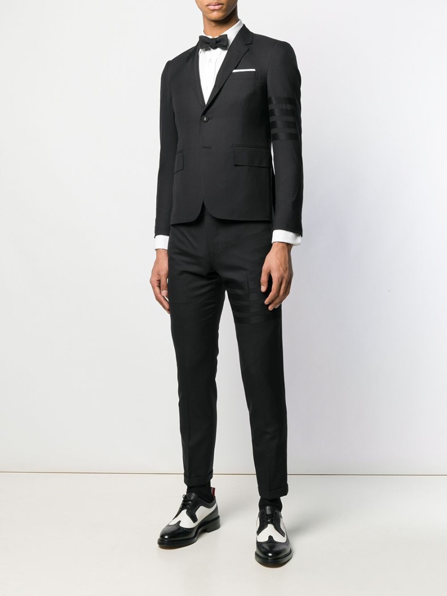 Mann Thom Browne | Thom Browne 4-Bar-Sportmantel Mit Hohem Armloch Farfetch