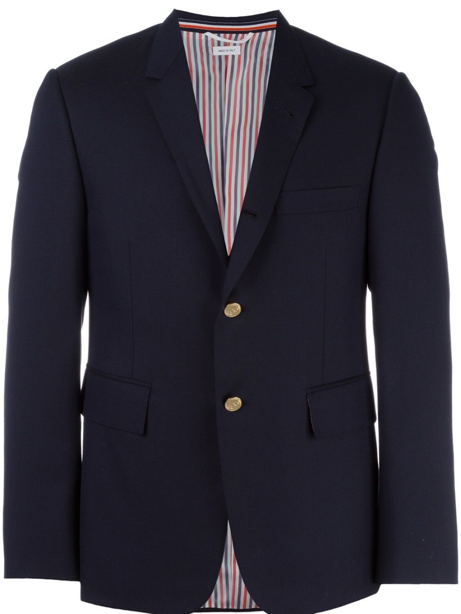 Mann Thom Browne | Thom Browne Super 120S Twill Sport Blazer - Farfetch