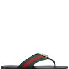 Mann Gucci | Gestreifte Gucci-Sandalen Mit Logo - Farfetch