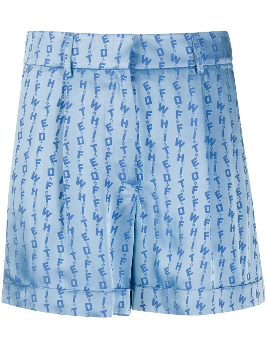 Frau Off-White | Off-White-Jacquard-Logo-Shorts Farfetch