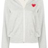 Frau Comme Des Garçons Play | Comme Des Garcons Play Play Strickjacke Mit Reisverschluss Farfetch