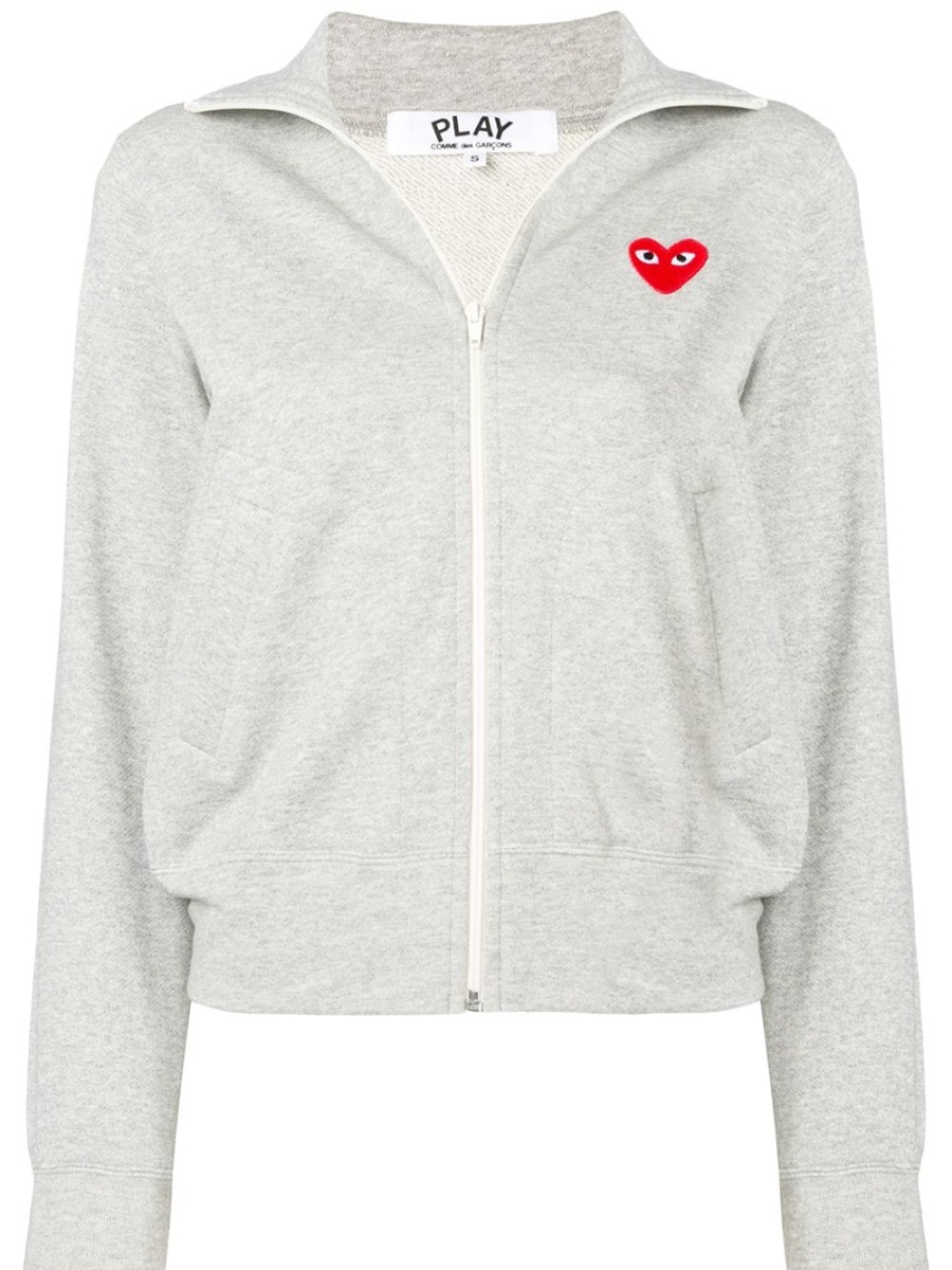 Frau Comme Des Garçons Play | Comme Des Garcons Play Play Strickjacke Mit Reisverschluss Farfetch