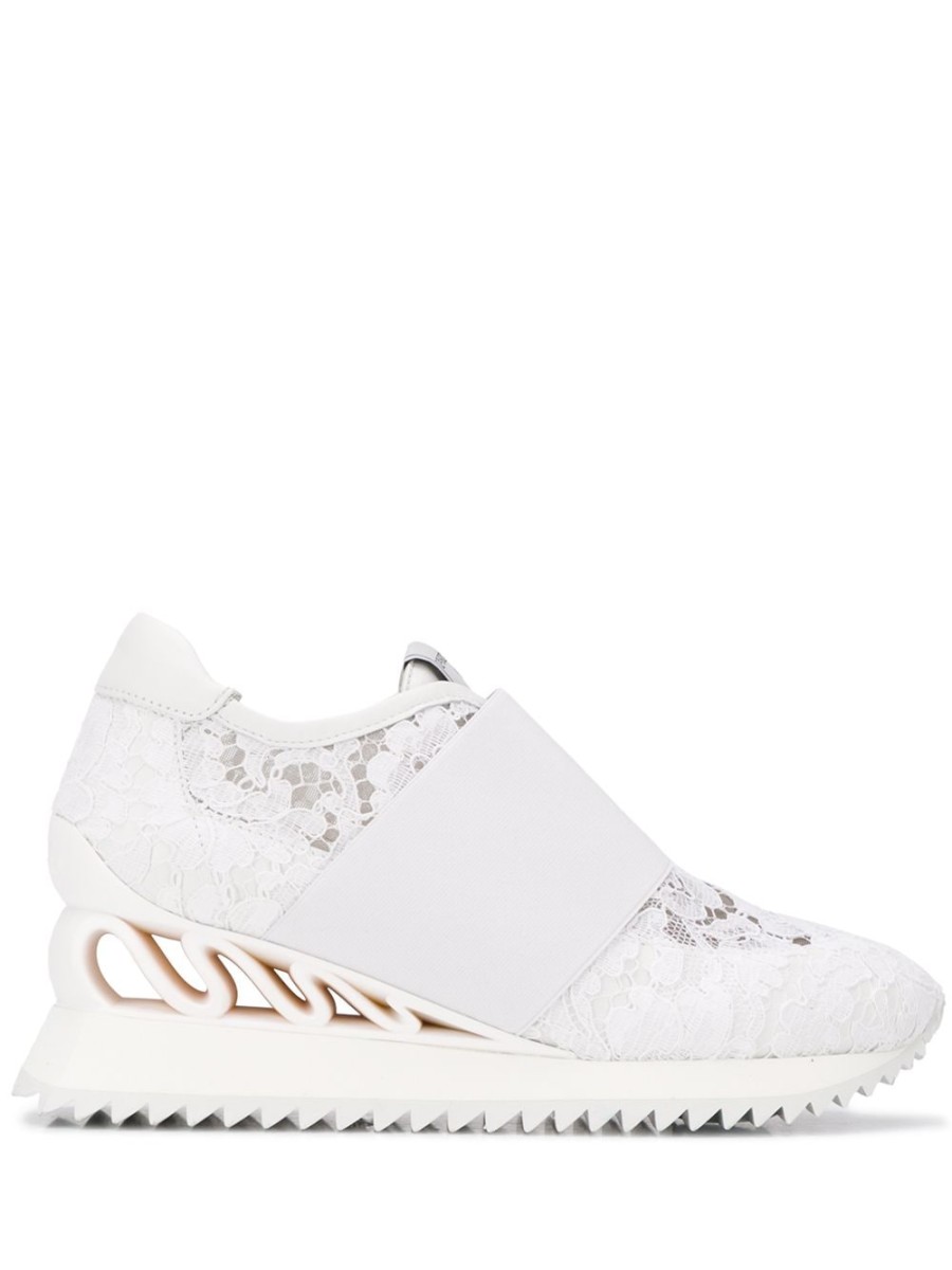 Frau Le Silla | Le Silla Rubel Wave Lace Sneakers Farfetch