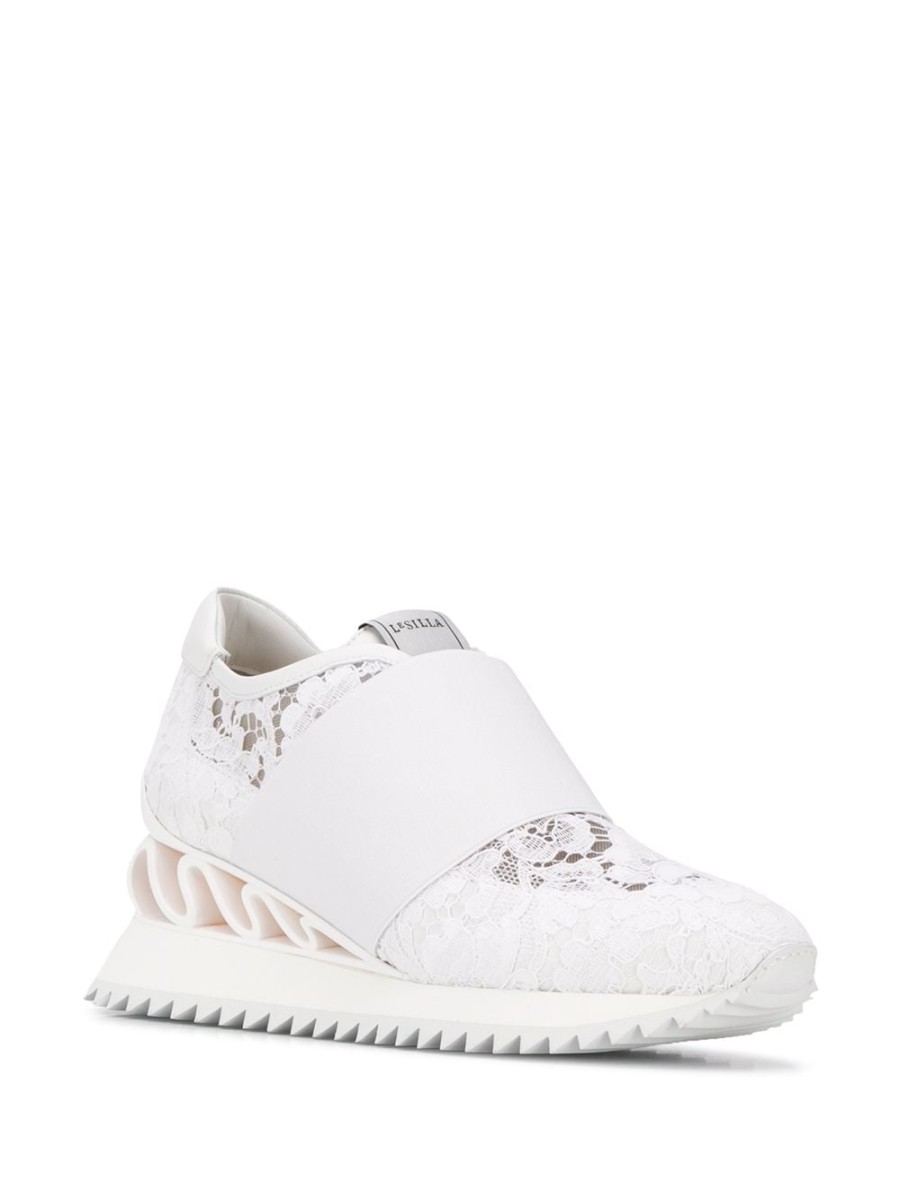 Frau Le Silla | Le Silla Rubel Wave Lace Sneakers Farfetch