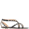 Frau Dsquared2 | Dsquared2 Flache Sandalen Mit Ahornblatt-Nieten Farfetch