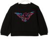 Kinder Emporio Armani Kids | Emporio Armani Kinder-Sweatshirt Mit Pailletten-Logo Farfetch