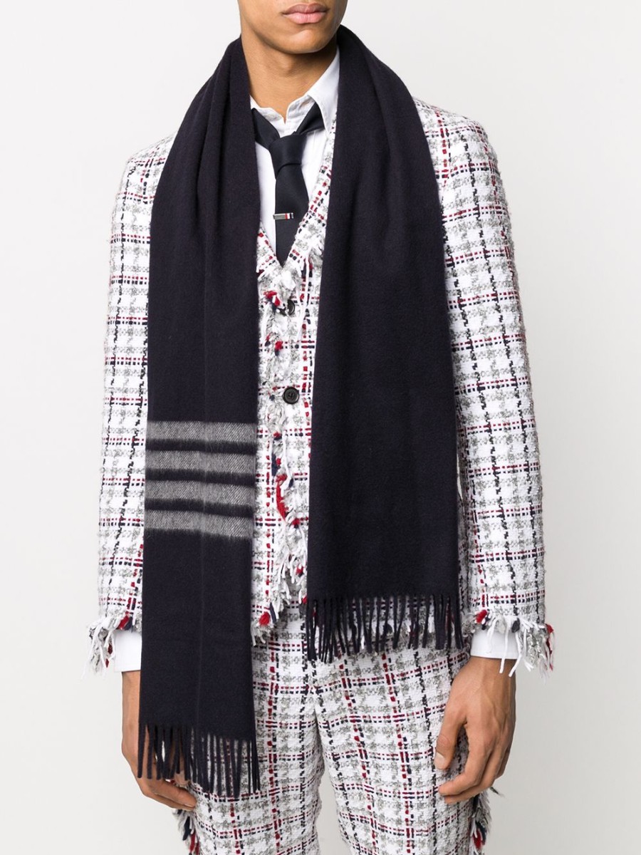 Mann Thom Browne | Thom Browne Cashmere 4-Bar-Schal - Farfetch