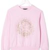 Kinder Versace Kids | Versace Kids-Pullover Mit Verziertem Logo Farfetch