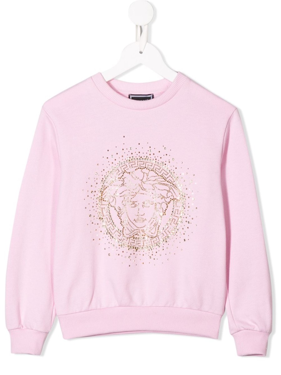 Kinder Versace Kids | Versace Kids-Pullover Mit Verziertem Logo Farfetch