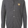 Mann Comme Des Garçons Play | Comme Des Garcons Play-Cardigan Mit Besticktem Logo Farfetch