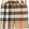 Mann Burberry | Burberry Karierte Badeshorts Mit Kordelzug Farfetch