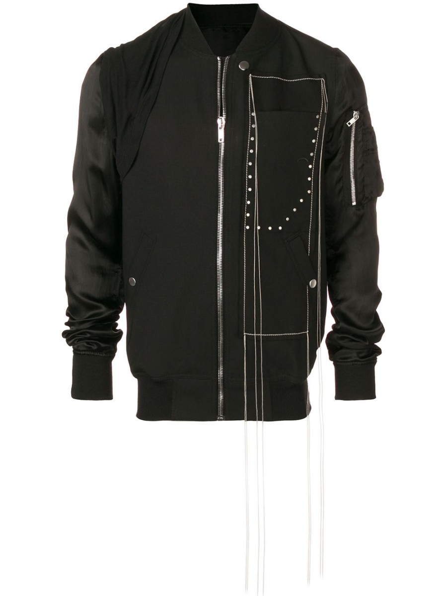 Mann Rick Owens | Rick Owens Bomberjacke Mit Nahtdetail Farfetch