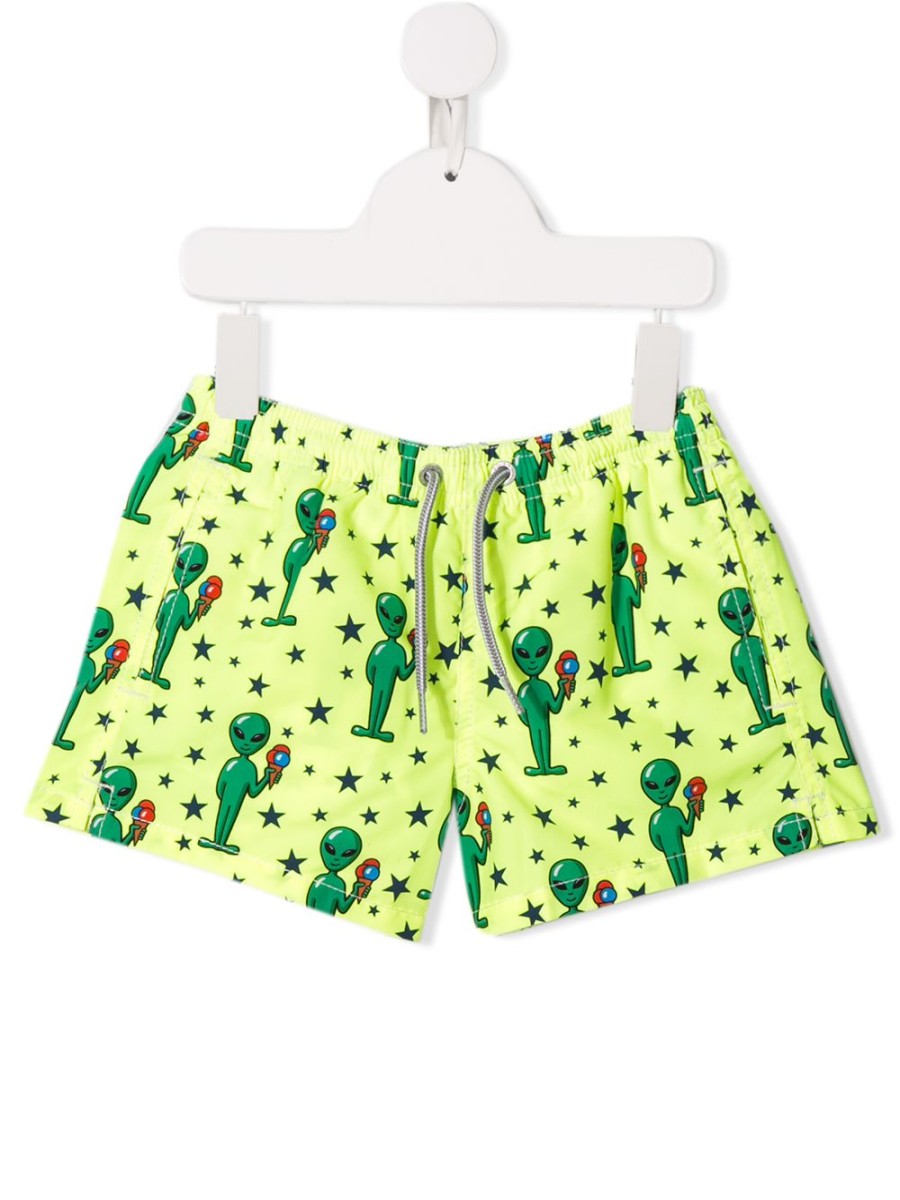 Kinder MC2 Saint Barth Kids | Mc2 Saint Barth Kinder-Badeshorts Mit Cartoon-Print Farfetch