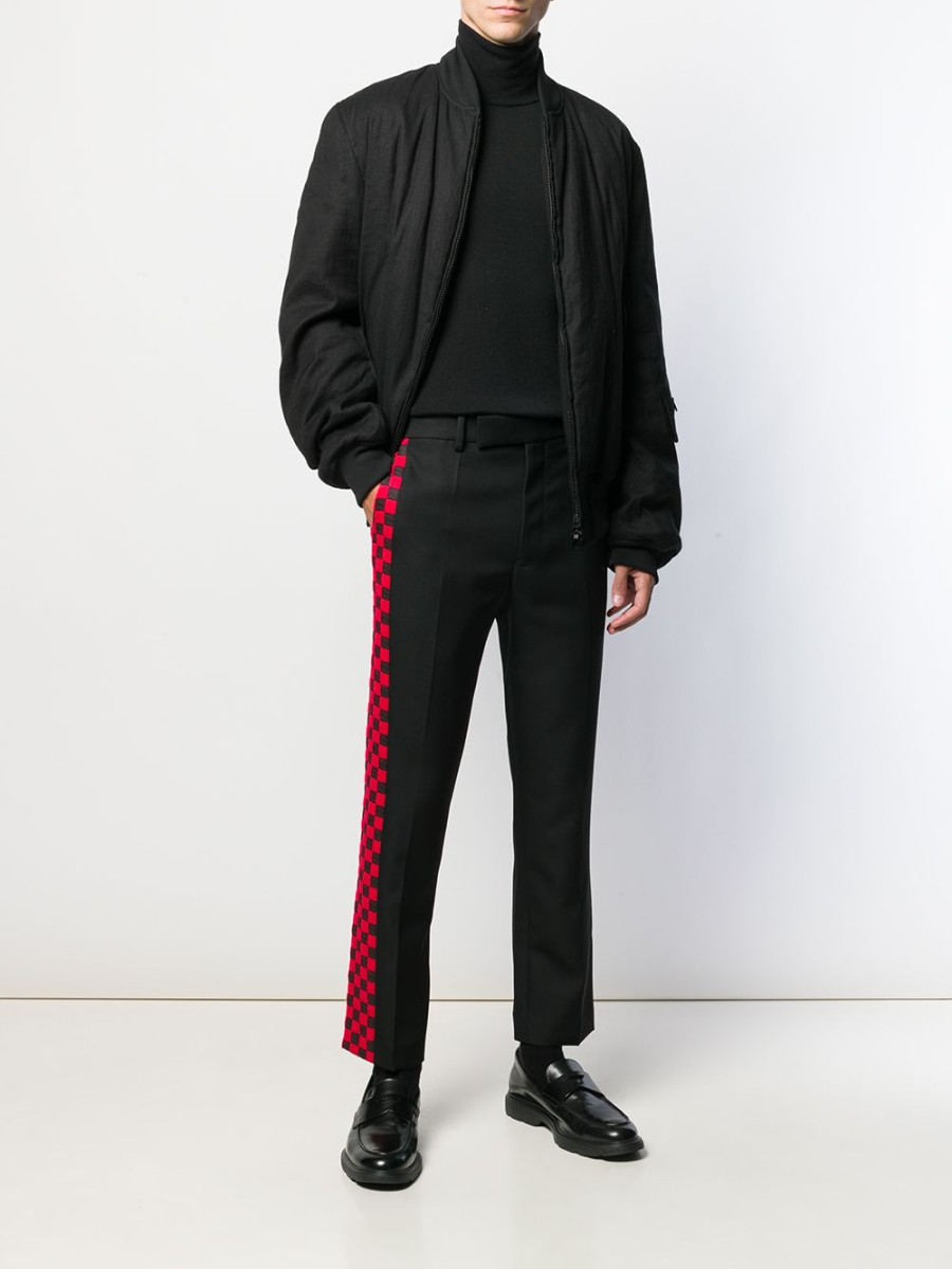 Mann Haider Ackermann | Haider Ackermann Seitlich Karierte Hose Farfetch