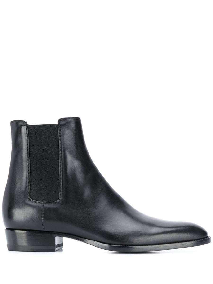 Mann Saint Laurent | Saint Laurent Wyatt Chelsea-Stiefel Aus Leder - Farfetch