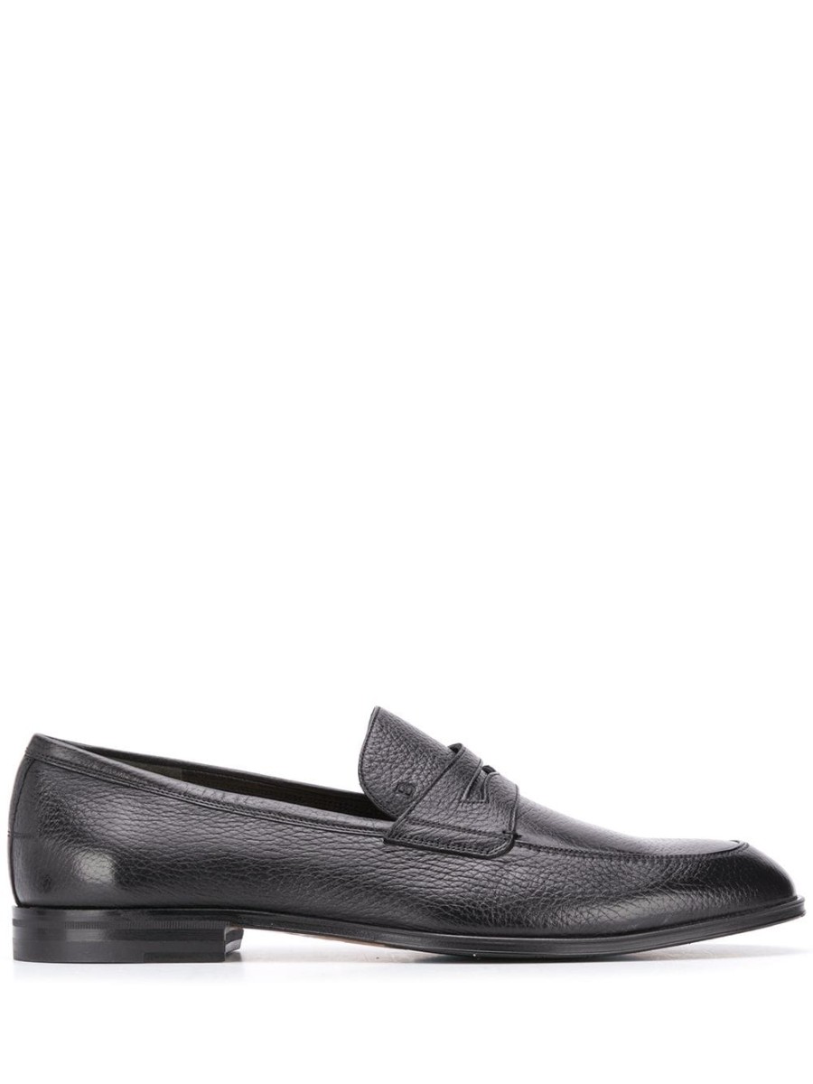 Mann Bally | Bally Webb Penny Loafers Mit Genarbtem Effekt - Farfetch