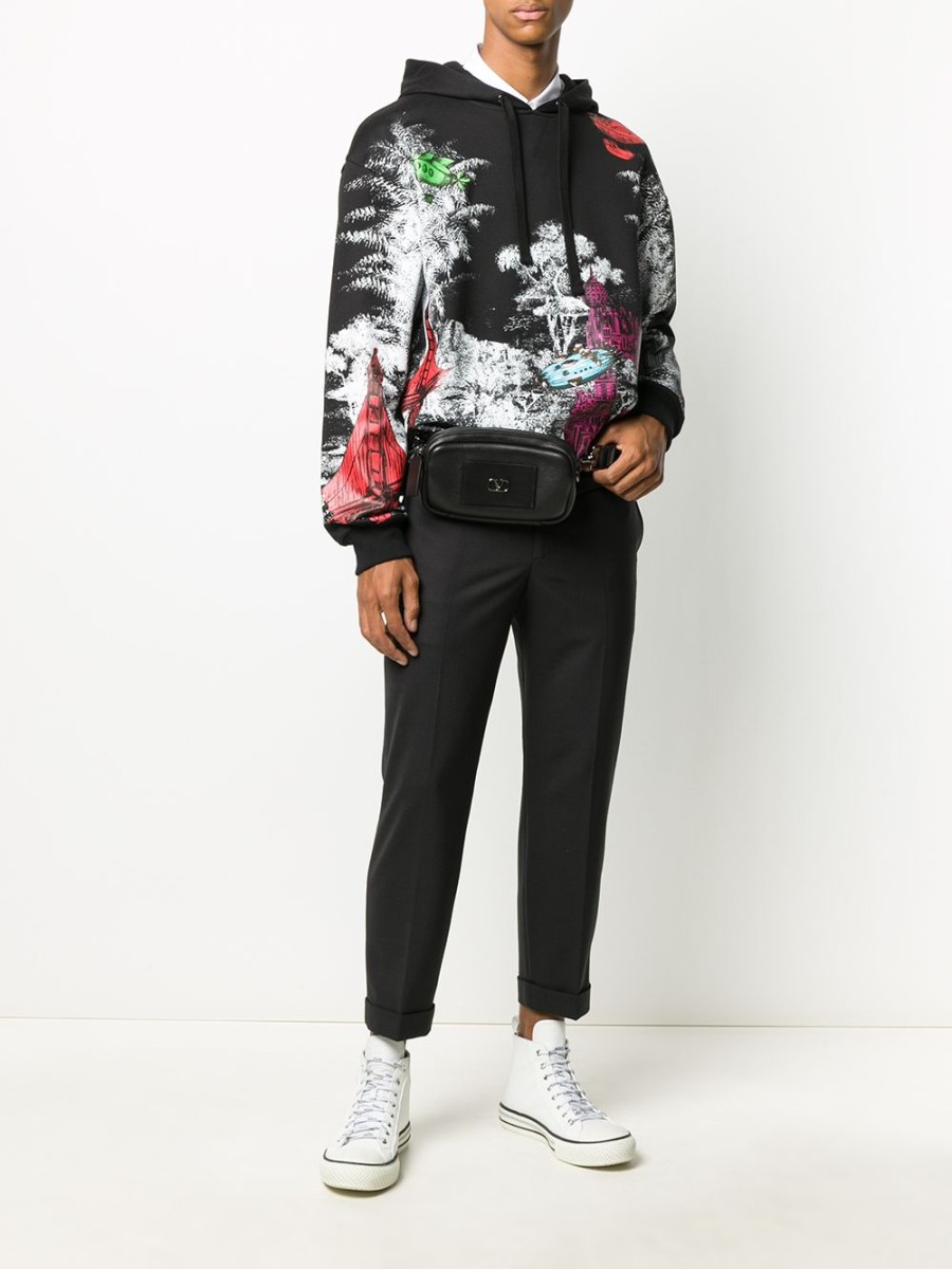 Mann Valentino Garavani | Valentino Garavani Kapuzenpullover Mit Dreamatic-Print Farfetch