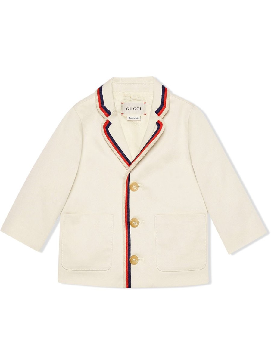 Kinder Gucci Kids | Gucci-Blazer Aus Stretch-Baumwolle Fur Kinder Farfetch