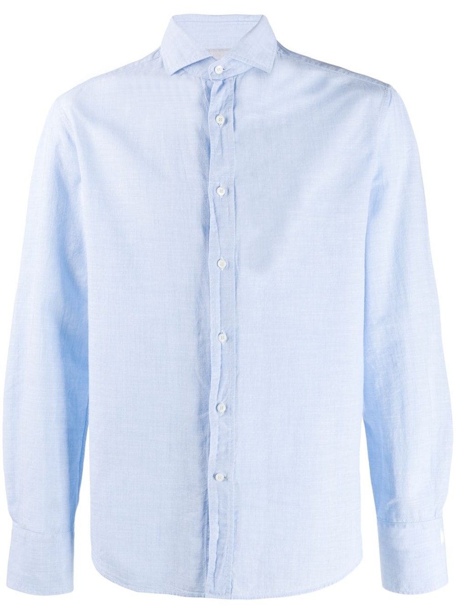 Mann Brunello Cucinelli | Brunello Cucinelli Chambray-Hemd Farfetch