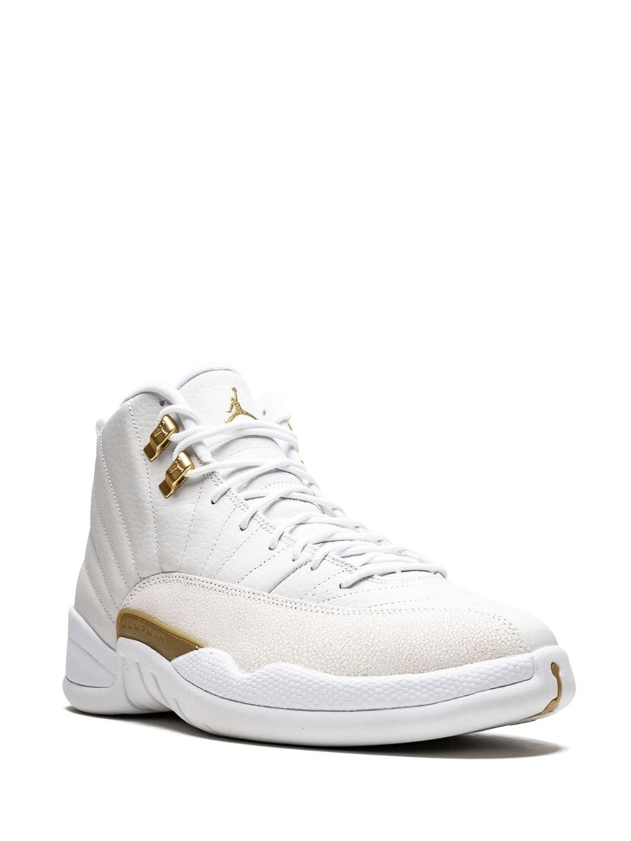 Mann Jordan | Jordan X Ovo Air Jordan 12 Retro „White/Metallic Gold" Sneakers Farfetch