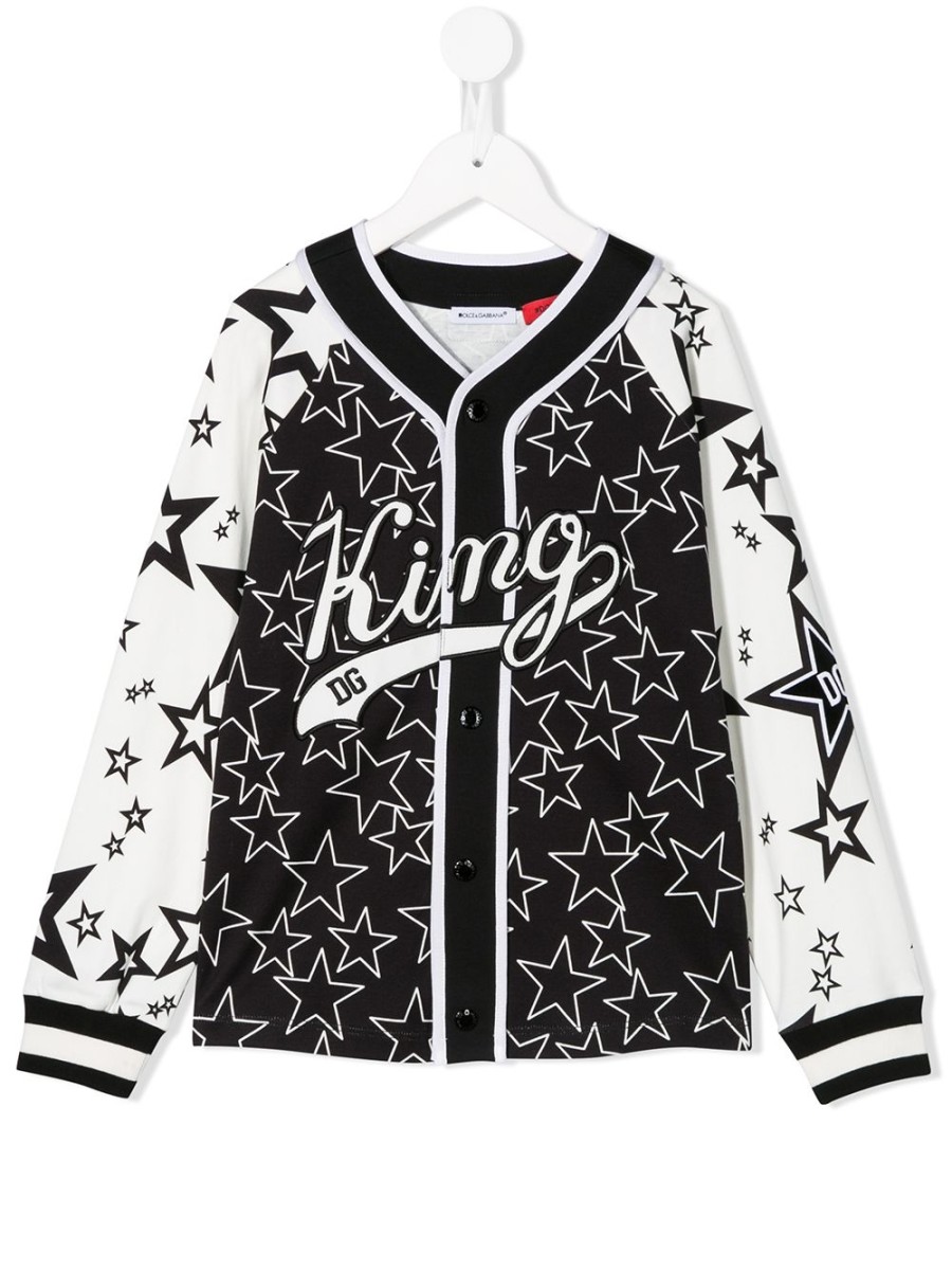 Kinder Dolce & Gabbana Kids | Dolce & Gabbana King-Jacke Mit Sternenmuster Fur Kinder Farfetch