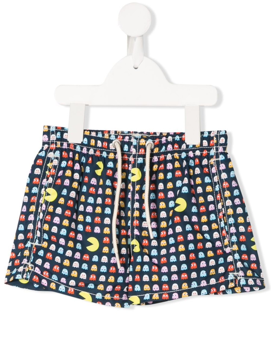 Kinder MC2 Saint Barth Kids | Mc2 Saint Barth Kinder-Badeshorts Mit Pacman-Print Farfetch