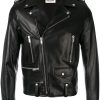 Mann Saint Laurent | Saint Laurent Bikerjacke Mit Reisverschluss Farfetch